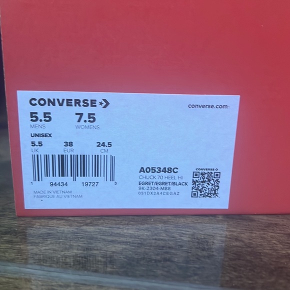 COPY - 🔥Women’s Converse CHUCK “70” DE LUXE HEELED SNEAKERS-PLATFORM PRICE FIRM - Picture 7 of 7